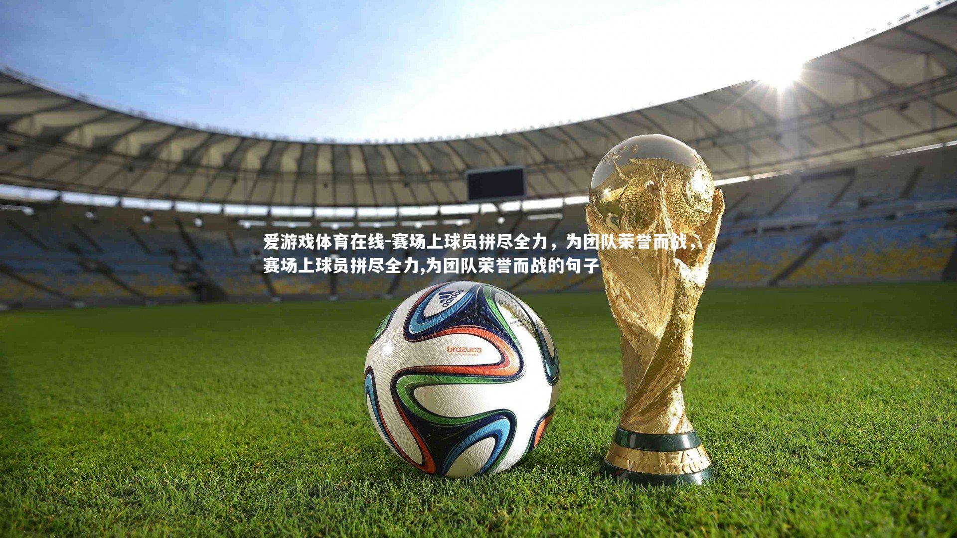 赛场上球员拼尽全力，为团队荣誉而战，赛场上球员拼尽全力,为团队荣誉而战的句子